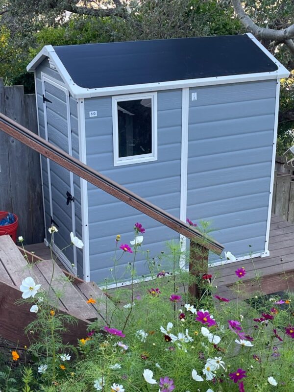 "4x6" Resin Outdoor Storage Shed